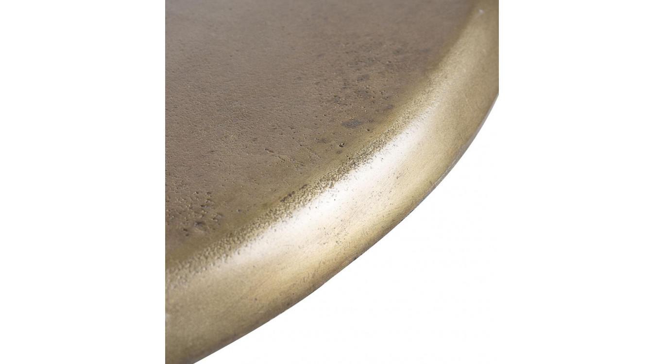 Table Basse Aluminum Bronze 80x80x37cm