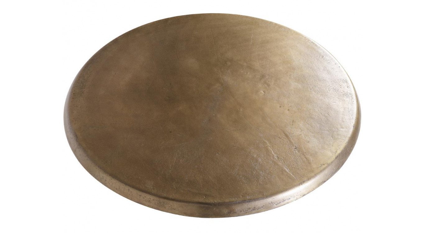 Table Basse Aluminum Bronze 80x80x37cm