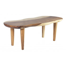 Table Basse Bois Marron 130x50x45cm