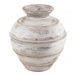 Vase Argile Gris 35x35x40cm