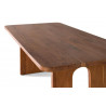 Table à Manger Bois Marron 200x100x76cm