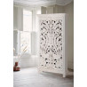 Armoire Bois Blanc 90x40x180cm