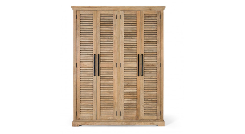 Armoire Bois Marron 150x50x190cm