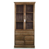 Buffet Vaisselier Rangement Bois 5 Tiroirs Nu 81x35x169cm