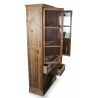 Buffet Vaisselier Rangement Bois 5 Tiroirs Nu 81x35x169cm