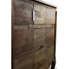 Unterschrank Aufbewahrung Holz 9 Schubladen Nu 121x40x94cm