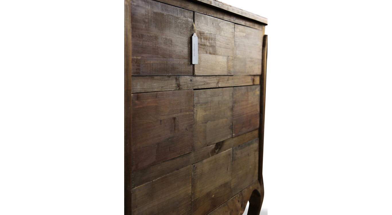 Unterschrank Aufbewahrung Holz 9 Schubladen Nu 121x40x94cm